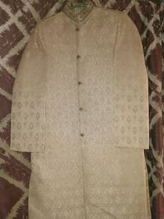 Emboss Sherwani with Embroidery