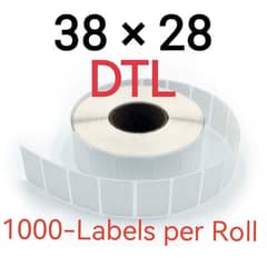 38x28 & 50x25 TTL & DTL Barcode Sticker Thermal Label Rolls all Sizes. 0