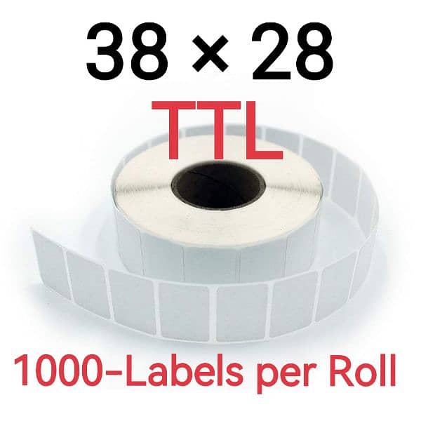 38x28 & 50x25 TTL & DTL Barcode Sticker Thermal Label Rolls all Sizes. 3
