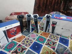 Playstation 5 disc edition games ps5 slim pulse 3d headset controllers