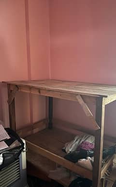 2 wood table