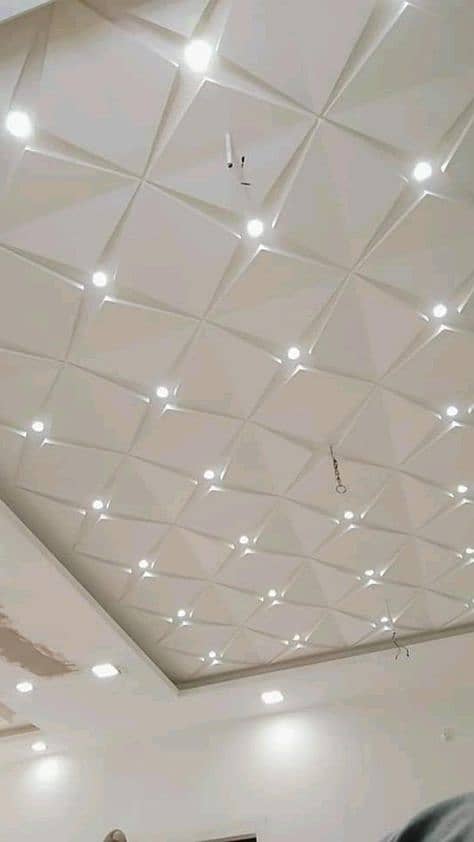Ceiling/Gypsum Tiles/Gypsum Ceiling/POP Ceiling/Office Ceiling 2 by 2 14