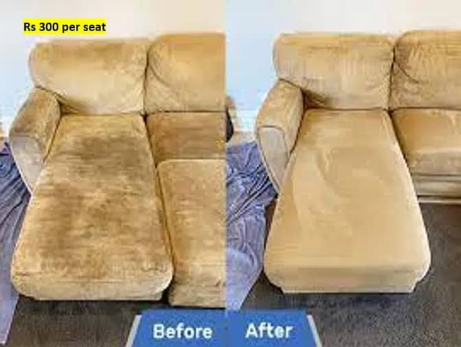 Deep Cleaning Sofa/Carpet Cleaning/Mattres Cleaning in all karachi 1