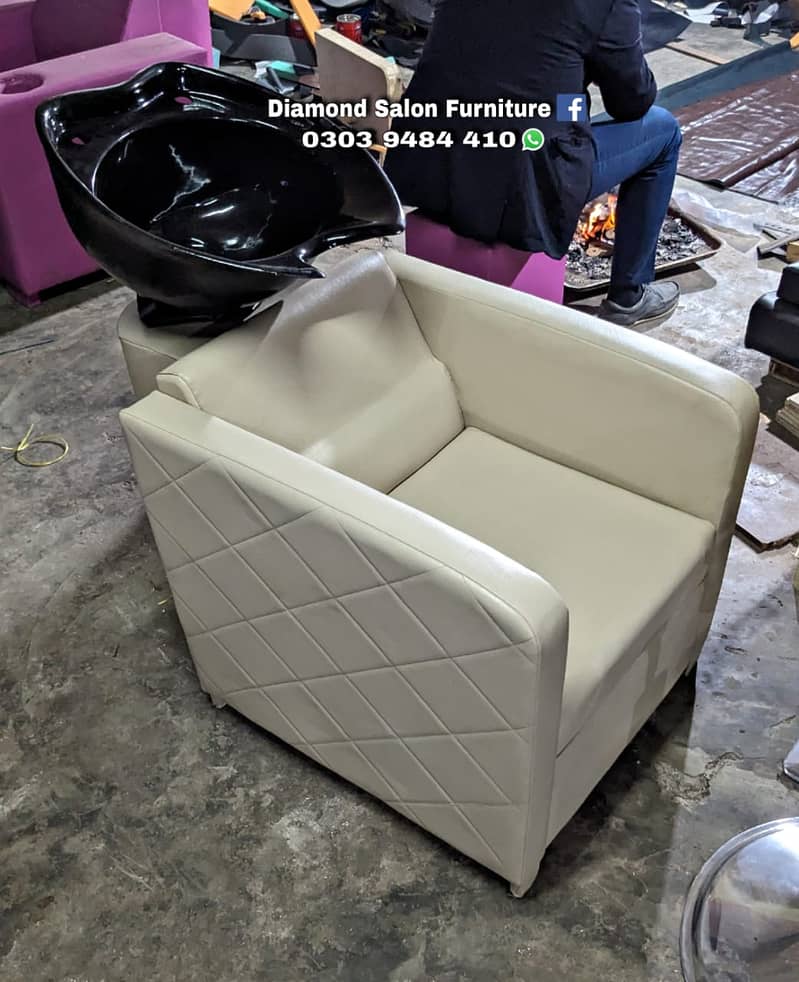 Saloon chair / Shampoo unit / Barber chair/Cutting chair/Massage bed 2