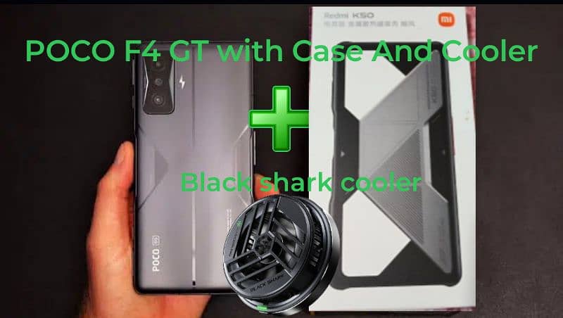 Poco F4 GT 5G PTA Approved 12/256 With case and cooler 0