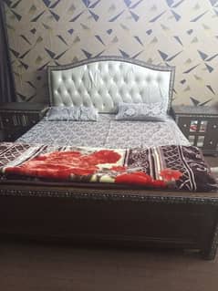 2nd hand wooden king bed set all in one