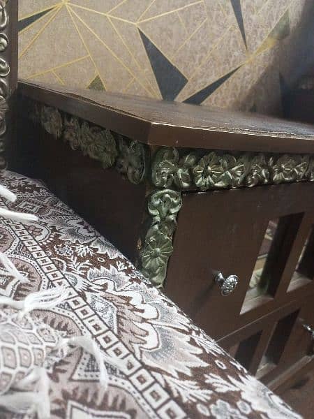 2nd hand wooden king bed set all in one 4