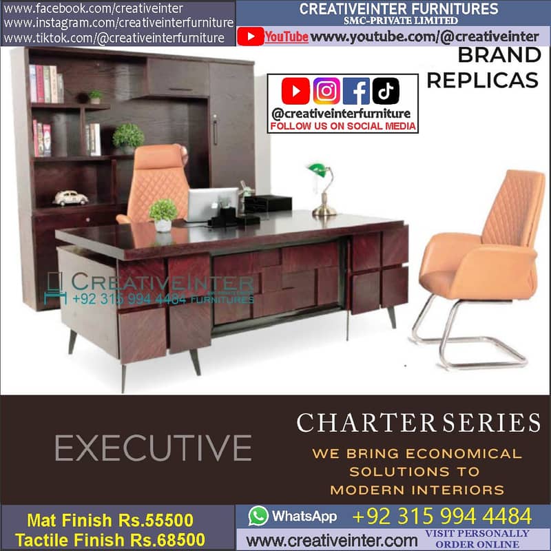 Office Ceo table work study desk designs furniture chair sofa set shop 19