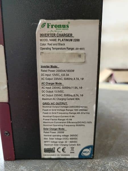 fronus pv 2200 available 10by10 call\whatsapp 03006932139 2