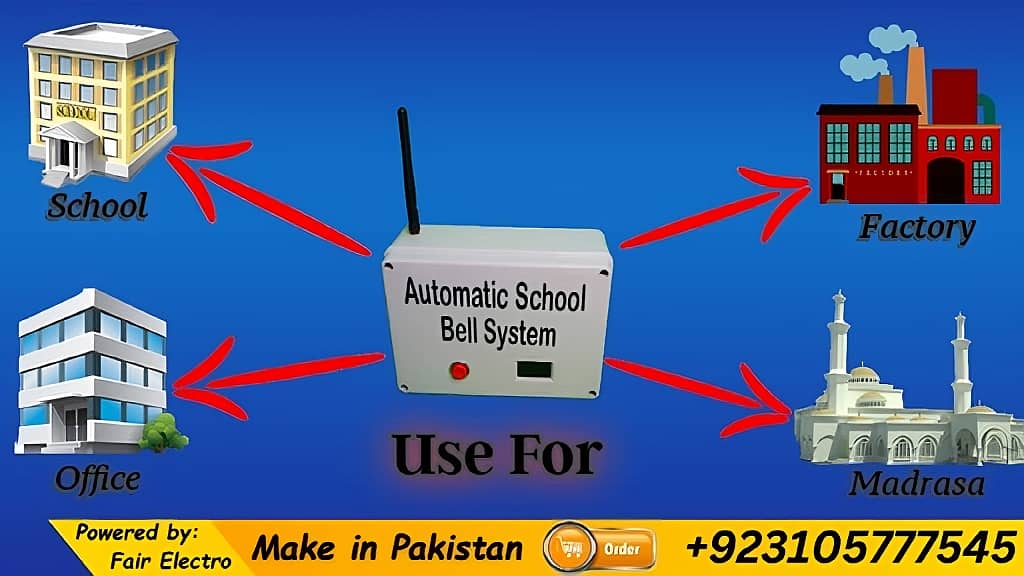 Automatic (audio based) School / College period Bell 2