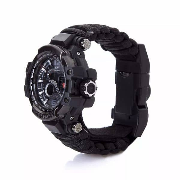 Military Paracord Tactical Sports wrist Watch Best quality 6