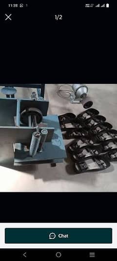 chapal making machine
15 dai ha 
cutter machine  
ur strip table
