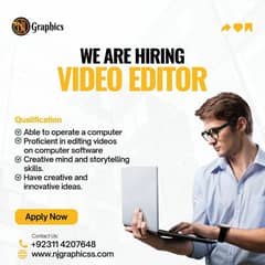 Need Video Editor Male/Female (Office base) 0