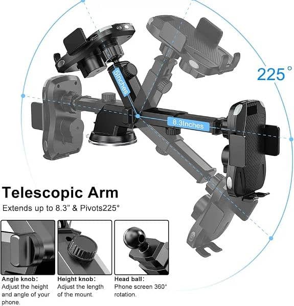 ENSFOUY WIRELESS CAR CHARGER BT FM TRANSMITTER 2