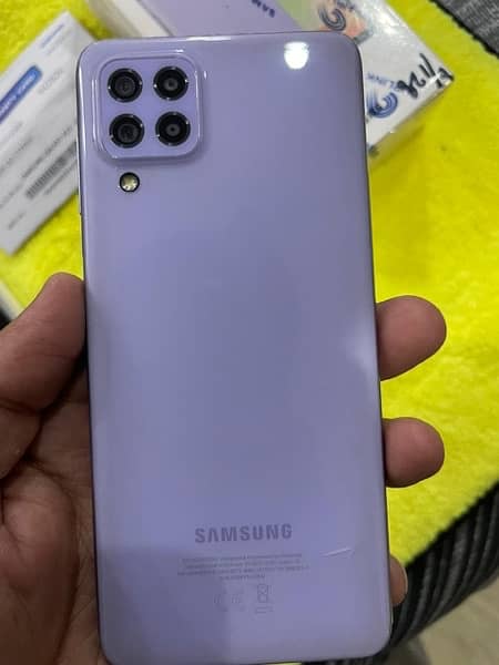Samsung a22 6+6 ram 128gb with box official pta approved no exchange 0