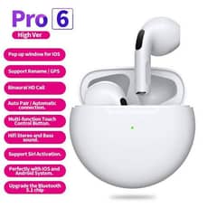 earbuds pro 6 like new 0
