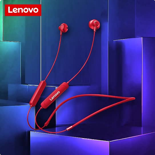 Genuine Germany certified Lenovo SH1 Wireless Earphone NeckBand 6