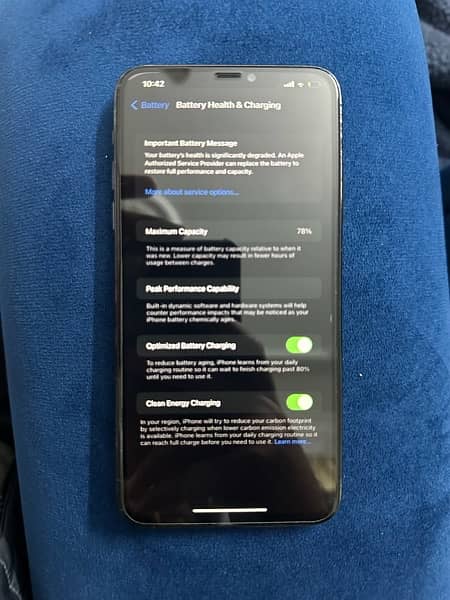 iPhone 11 Promax 256GB PTA Approved (dual sim) Space Grey 4