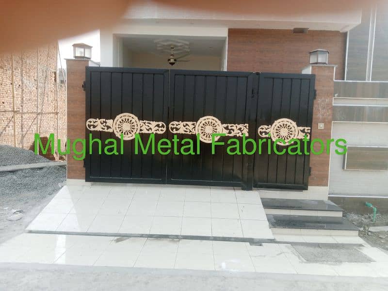 Main gates/ CNC railing for stairs and balcony Fiberglass works/ park 10