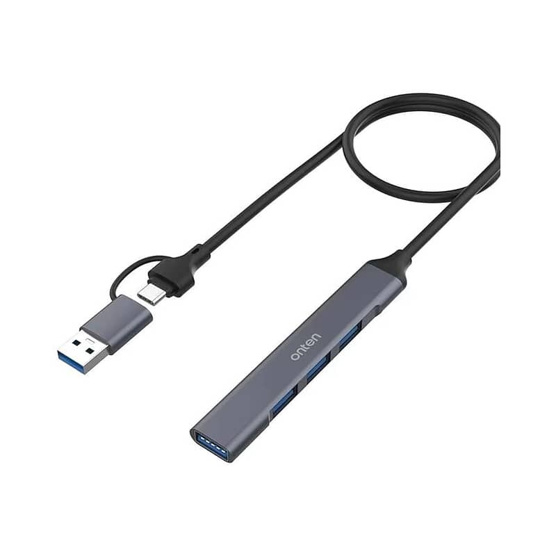 Onten USB+Type C To 4-Port USB Hub UCA9701 2