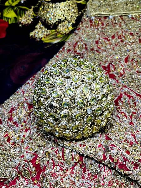 Bridal Sharara and it's matching jewelry At lowest price. 3