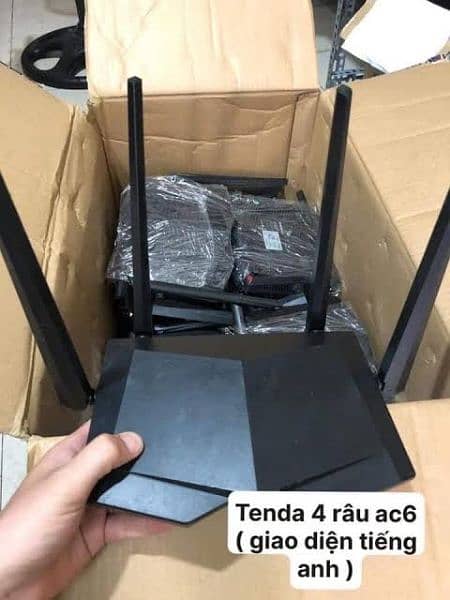 Tenda Ac6  Gameing wifi Router Ac1200 Dual band Gigabyte 5Ghz 2