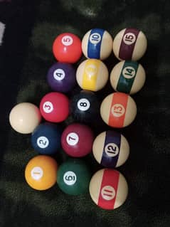 snooker balls 0