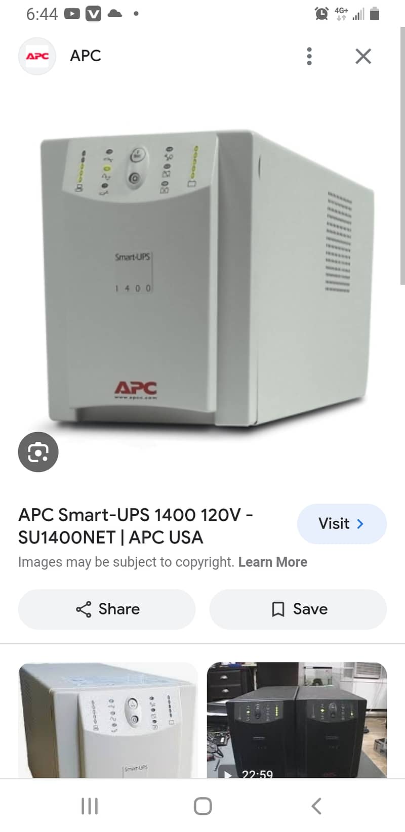 APC UPS 1000 VA 0