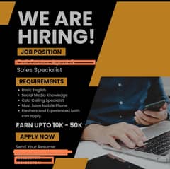 Software house jobs available need team at percentage base
