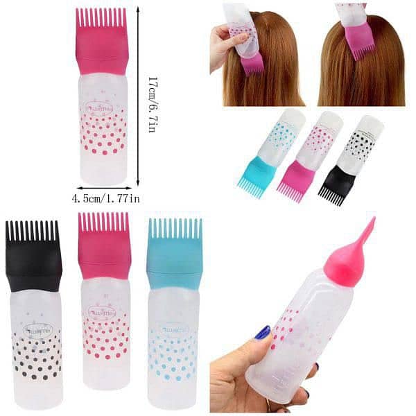 Hair oil comb bottle [Free Delivery] 1