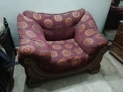 1+2+3 sofa set for sale. Jambo size with heavy wood. 0
