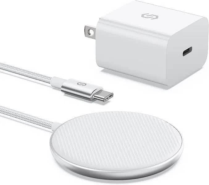 Syncwire Magnetic wireless charger with 20w USB-C Adaptor 1