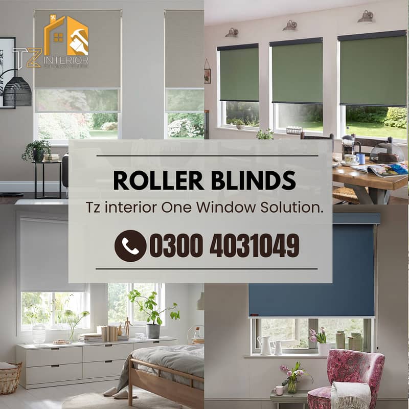 Blinds / Roller blind / Zebra blind / Office blind/ wooden blinds 0