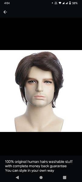 Men wig imported quality hair patch _hair unit_(0'3'0'6'4'2'3'9'1'0'1) 9