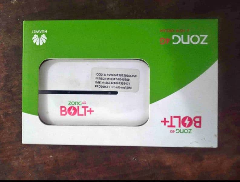Zong 4g bolt plus device|jazz|cctv| Contact only Whatsapp. 0