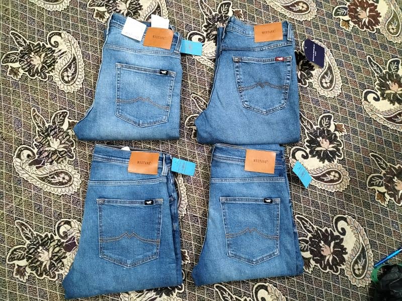 Jeans Imported Denim Export Quality Leftover Pants Branded Garment 1