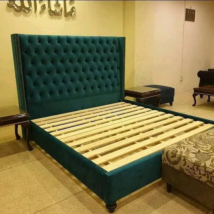 bed / bed set / double bed / king size bed / poshish bed / furniture 2