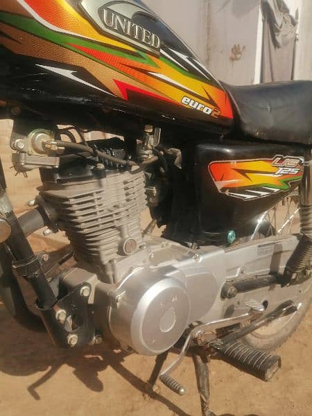 united 125 bekol new bike one hind use new tire no open engine nut t 3