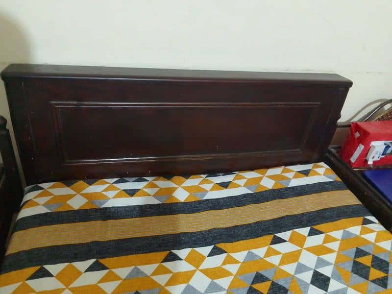 seven seater sofa in 50000 and 2 wooden single beds 4