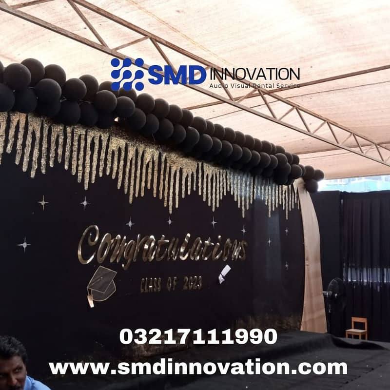 Rent Projectors SMD Screens and Sound Systems on rent in karachi 3