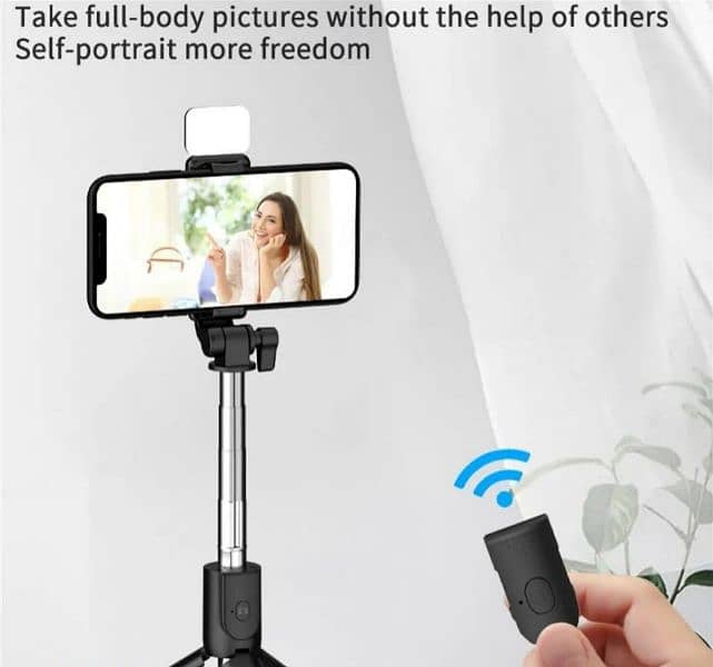 3in1 Bluetooth selfie stick and tripod 2