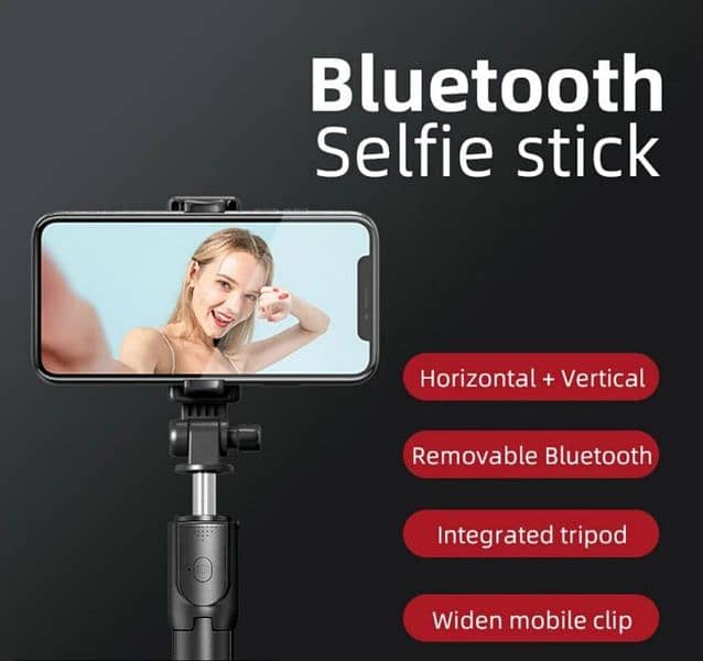 3in1 Bluetooth selfie stick and tripod 3