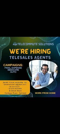 Hiring Call Center Agents (Work From Home)
