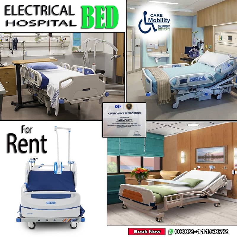 Electric Bed surgical Bed Hospital Bed For Rent Medical Bed On Rent 1