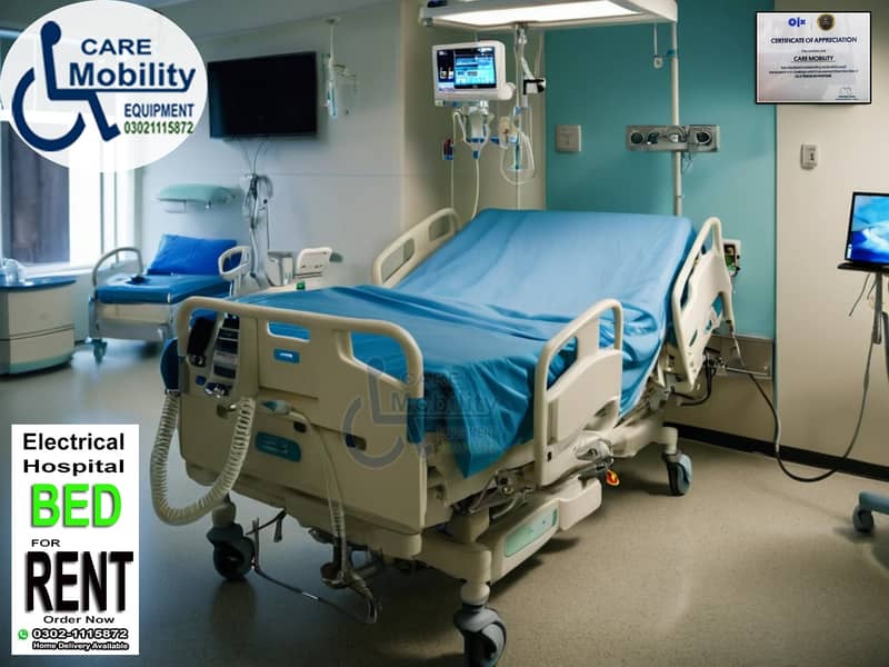 patient bed/hospital bed/medical equipments/ ICU beds on  rent 3