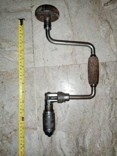 vintage stanley england brace drill and bits