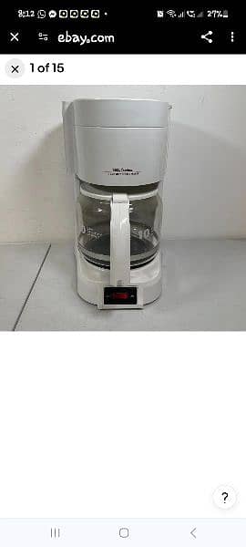 Coffee making machine 12