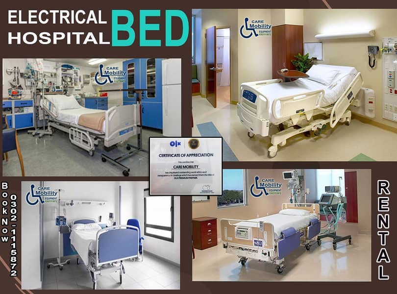 patient bed/hospital bed/medical equipments/ ICU beds on rent 2
