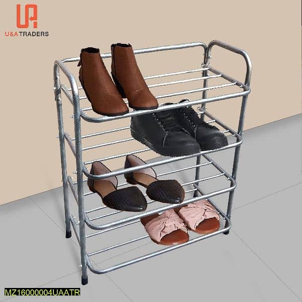 5, 4 and 3 Layer Shoe Rack (Stainless Steel) 1