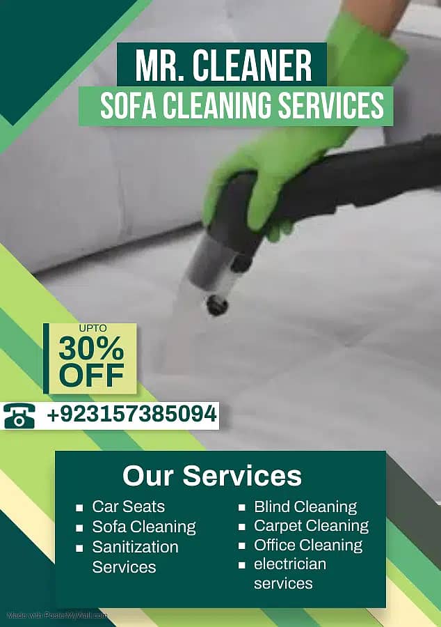 Sofa Cleaning Service/ Mattress/ Carpet/ Rugs/Curtains/Blinds cleaning 1